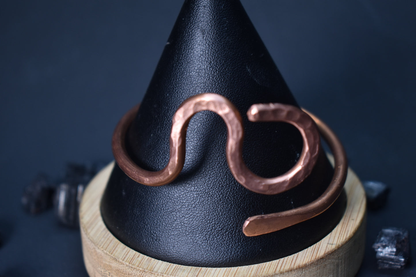 Ajna- Copper Bangle Bracelet