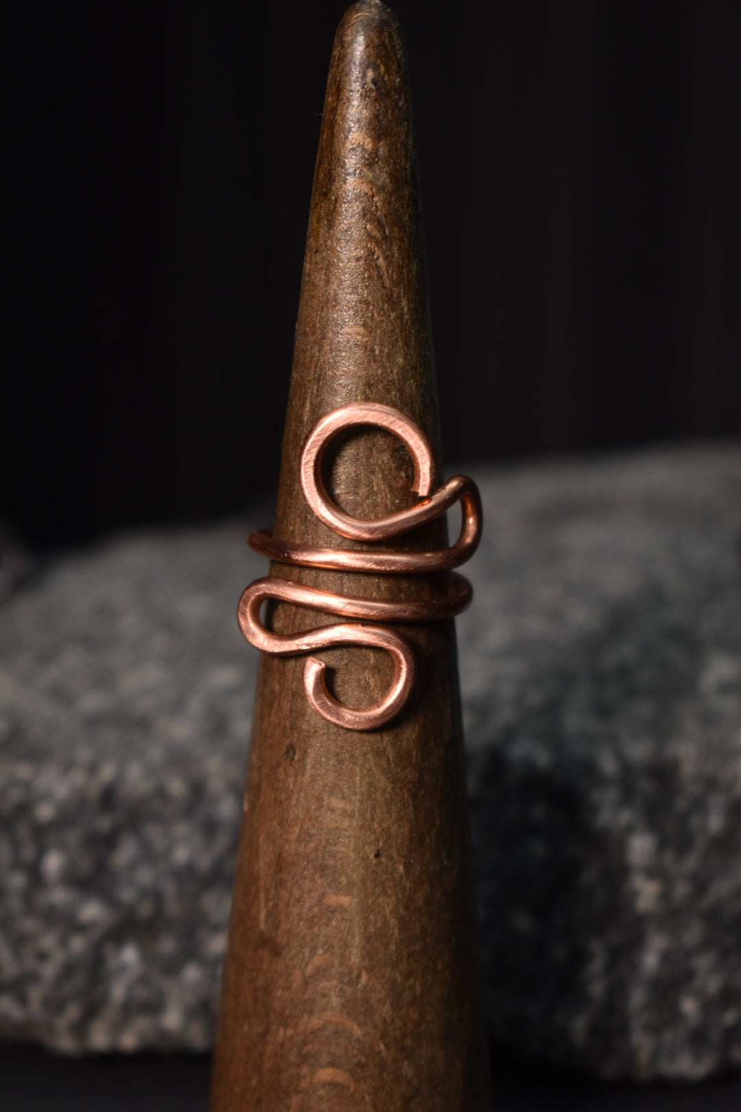 Copper- Kosmik Glyph Ring