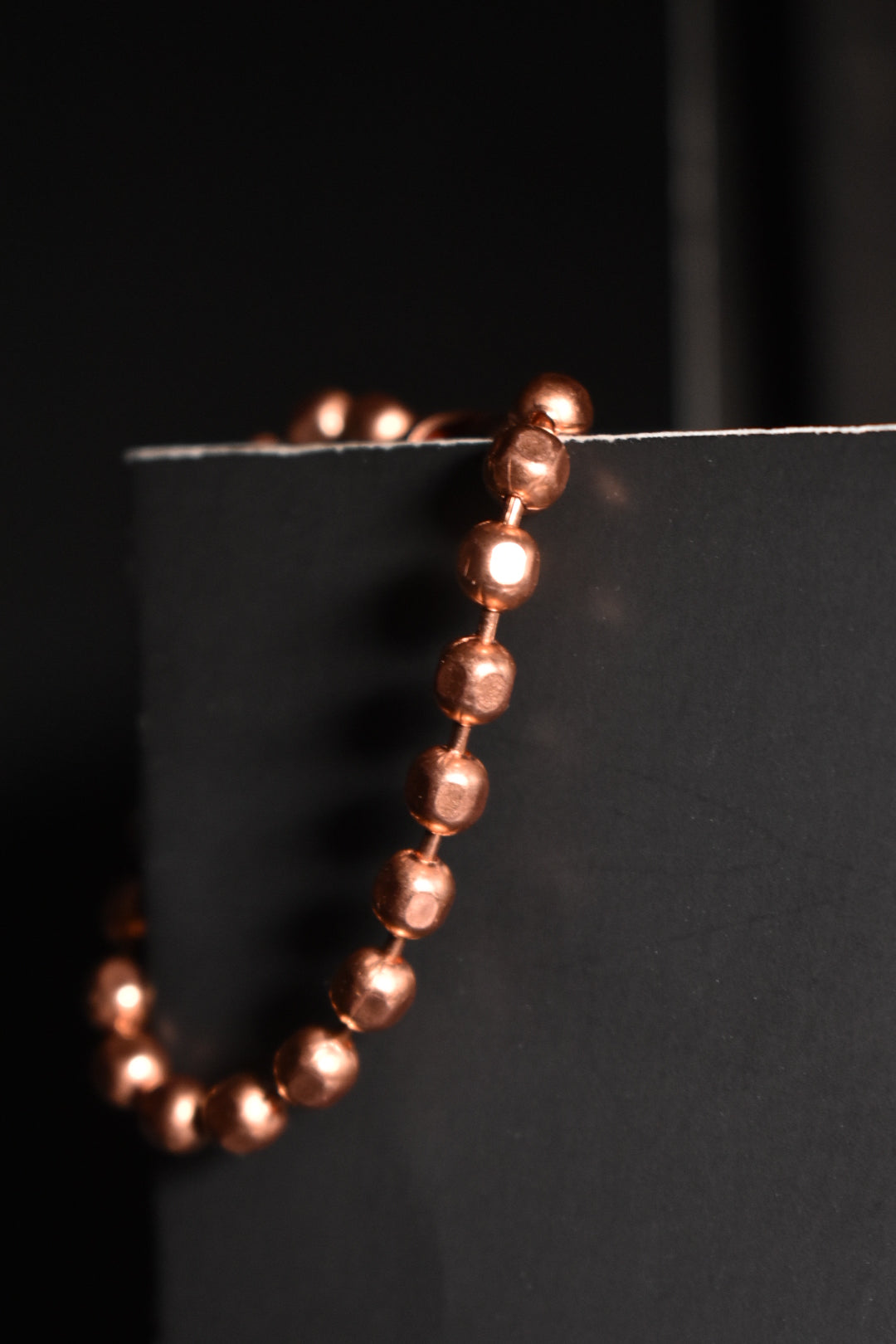 Copper Ball Chain Bracelet