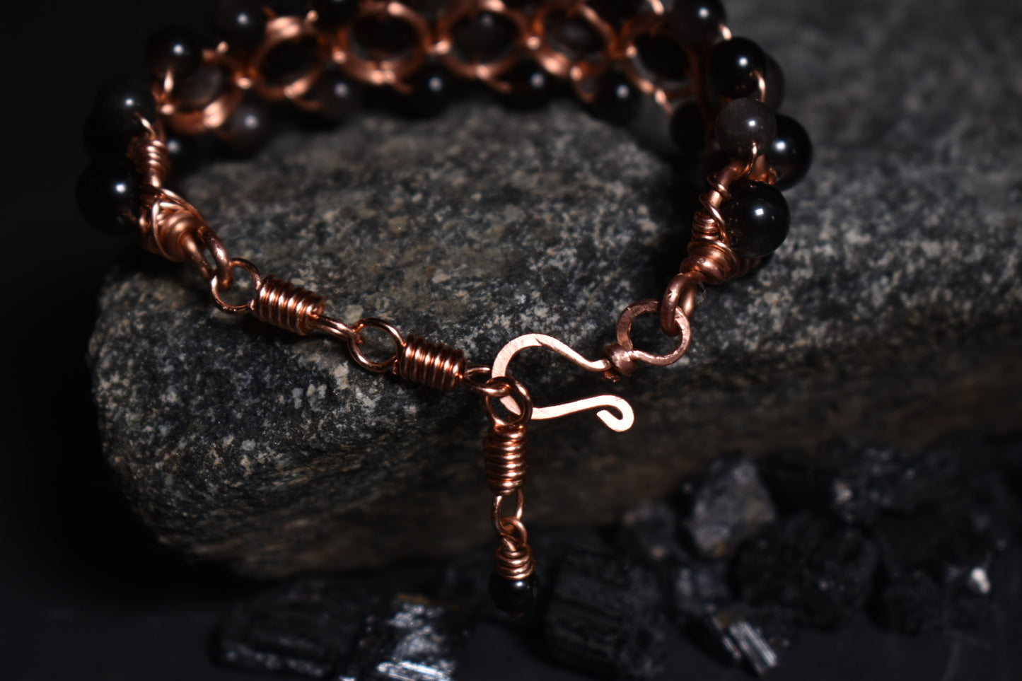 Helix of the Verdant Neteru- Copper Bracelets - KOSMIK COLLECTIONS