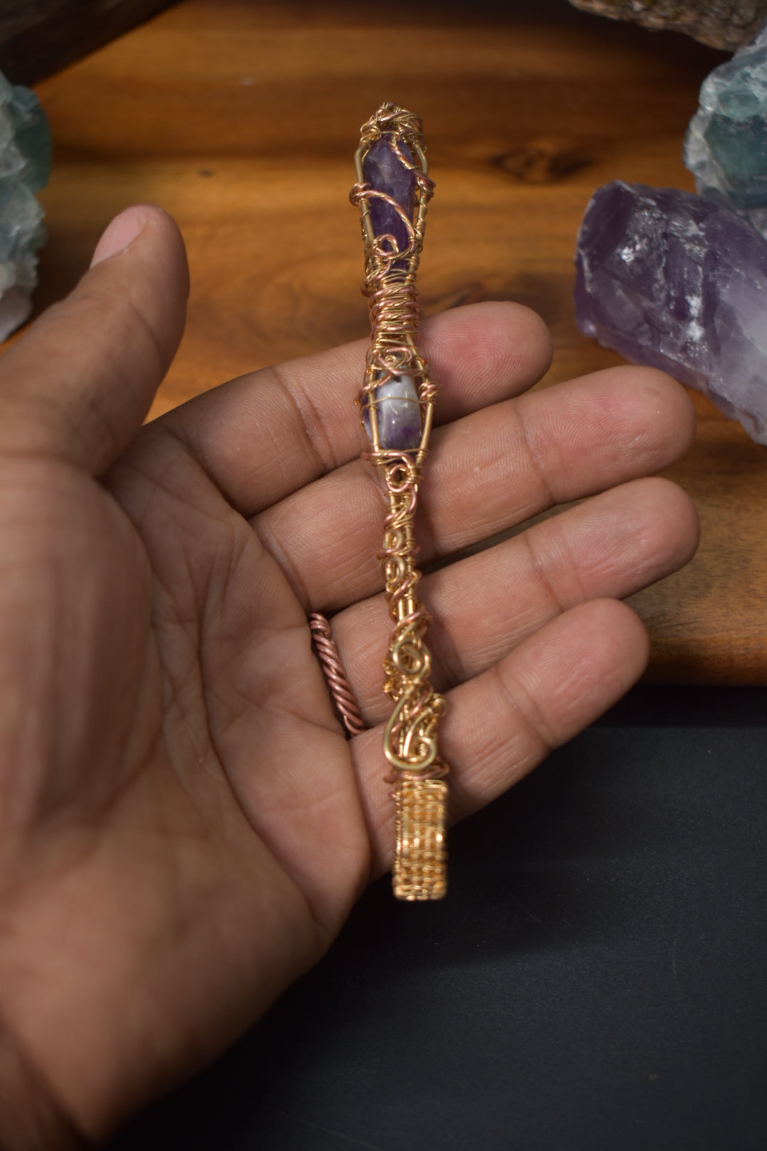 Amethyst- The Neter’s Scepter/ Pendant
