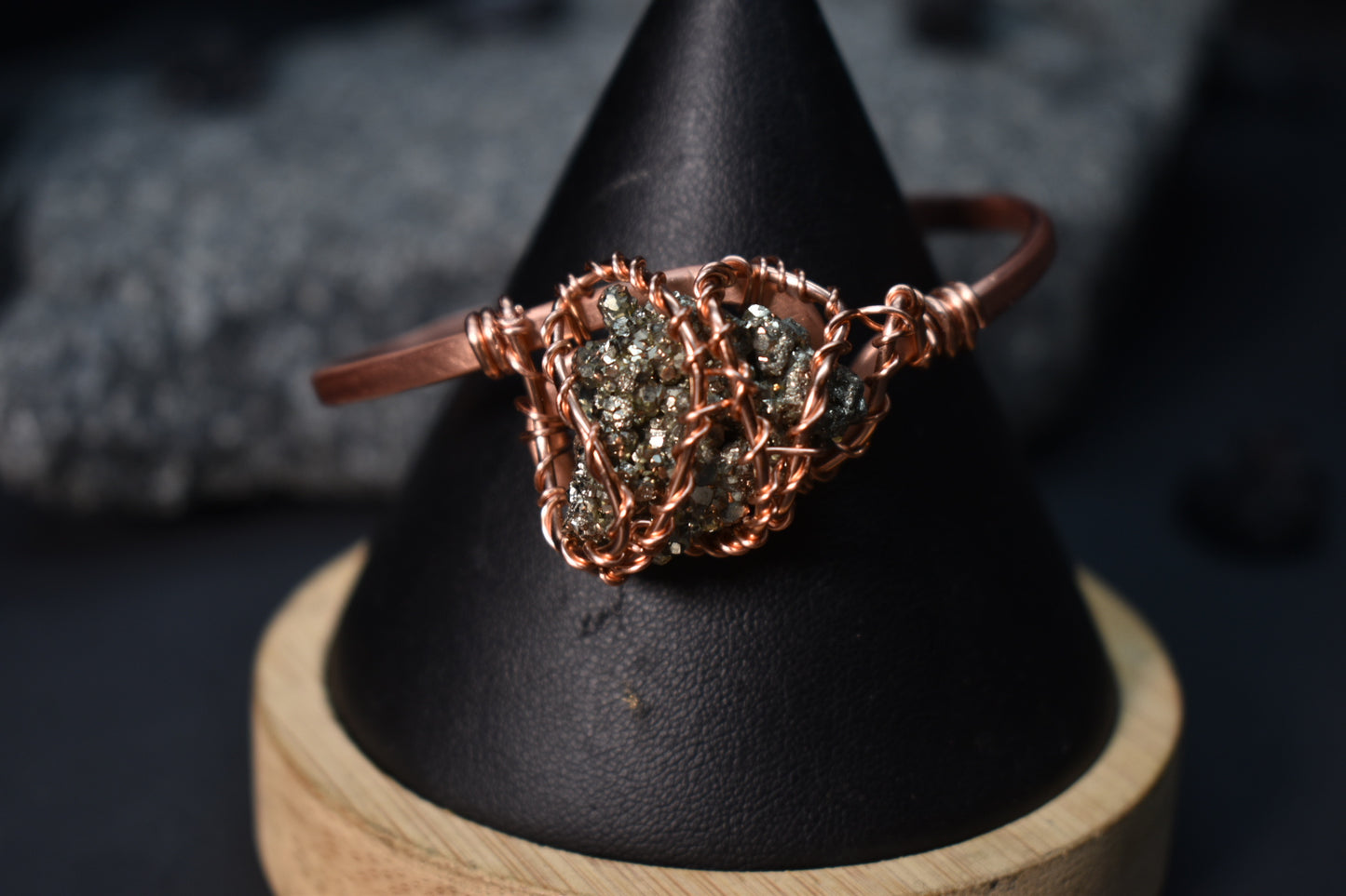 Pyrite - The Orbit Current Bangle