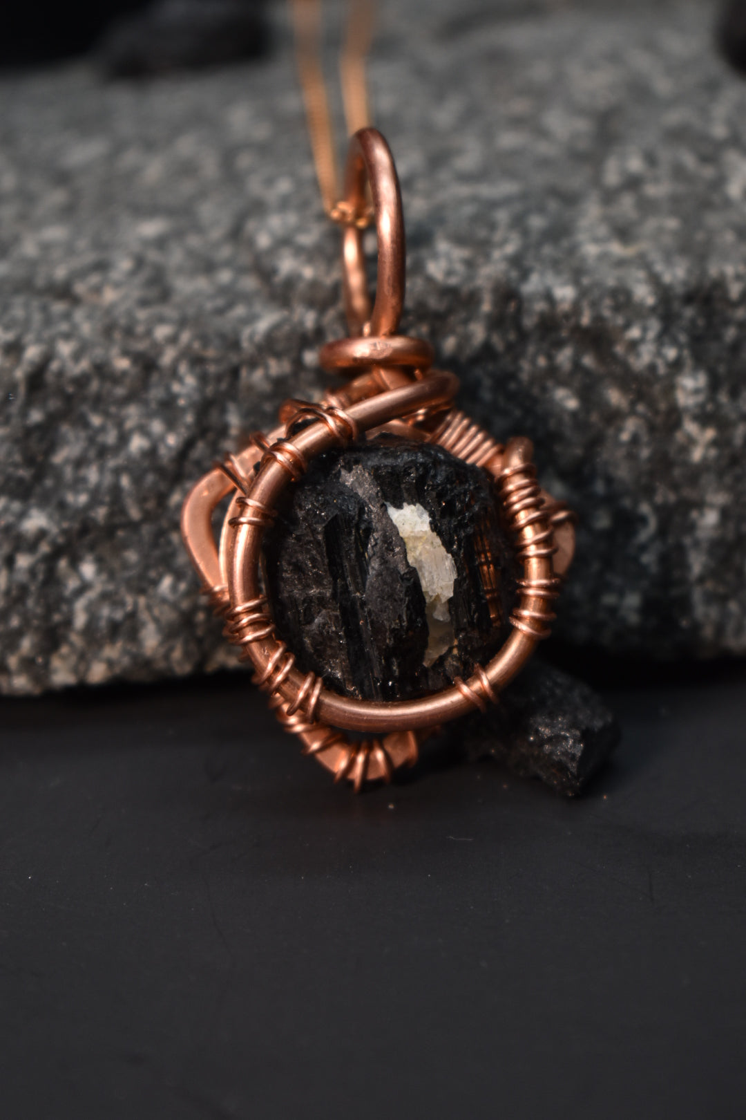 Black Tourmaline- Void Seal Pendant