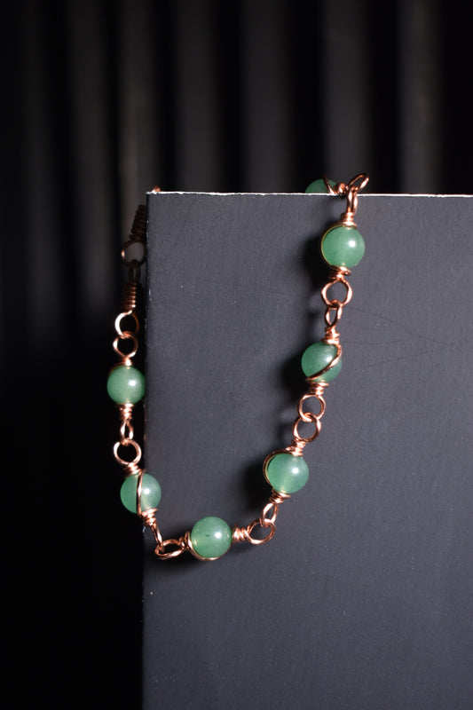 Green Aventurine - Kosmik Orbit Bracelet - KOSMIK COLLECTIONS
