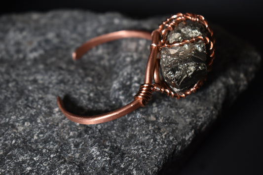 Pyrite - The Orbit Current Bangle