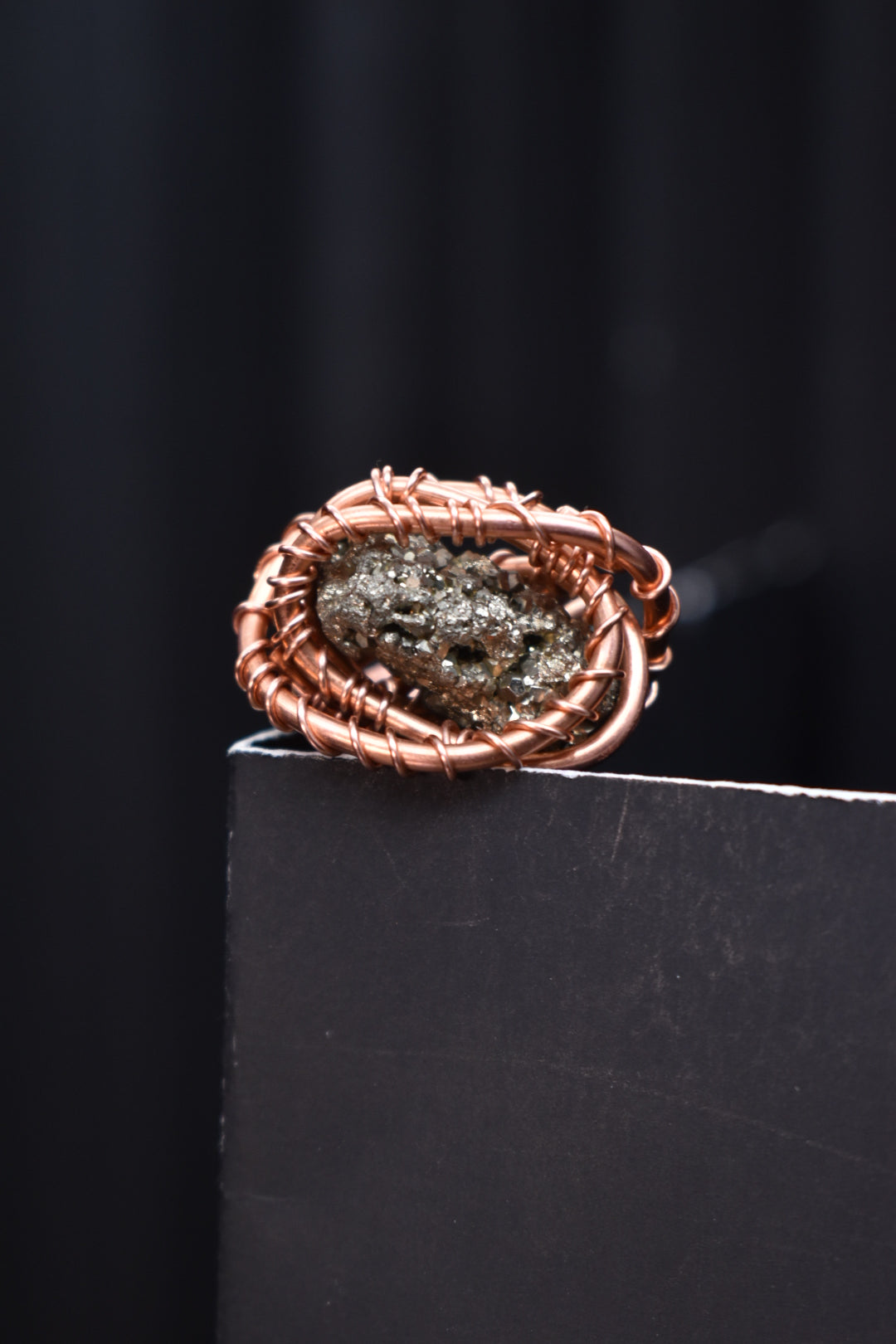 Pyrite - CoreBound Relic Copper Ring