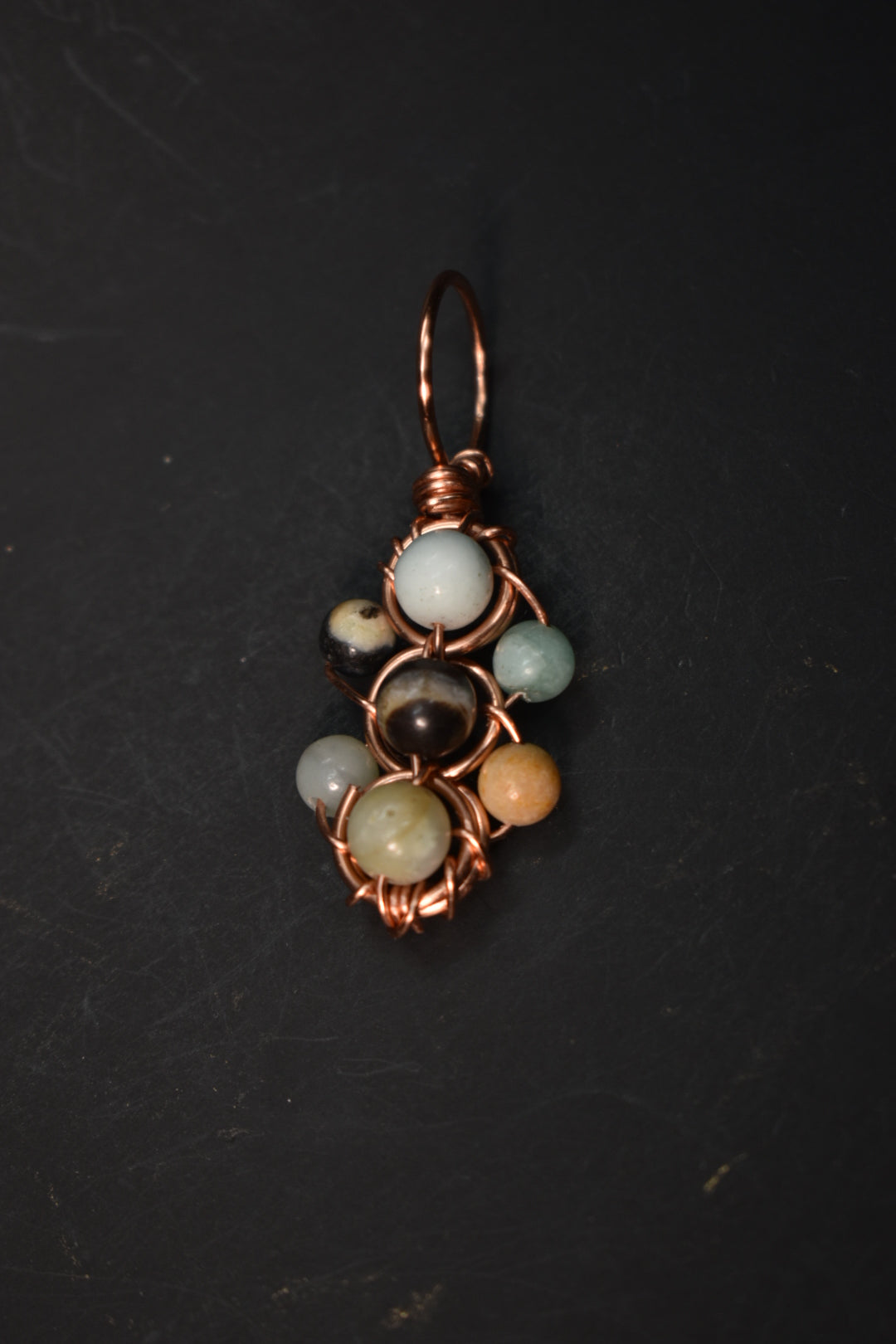 Amazonite - Helix of the Verdant Neteru Pendant