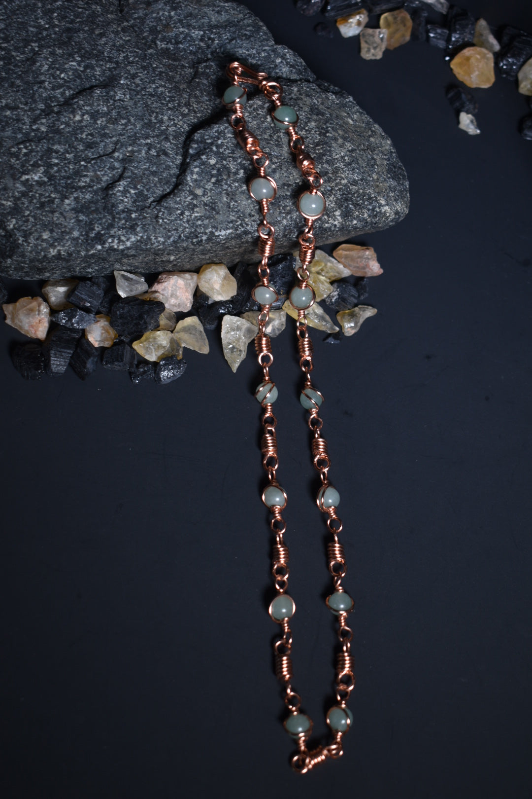 Astral Orbit- Chain Link Necklace - KOSMIK COLLECTIONS