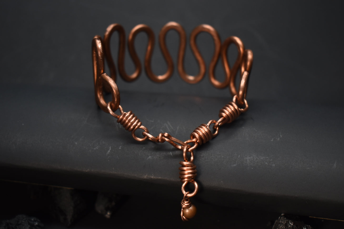 The Wave Copper Cuff
