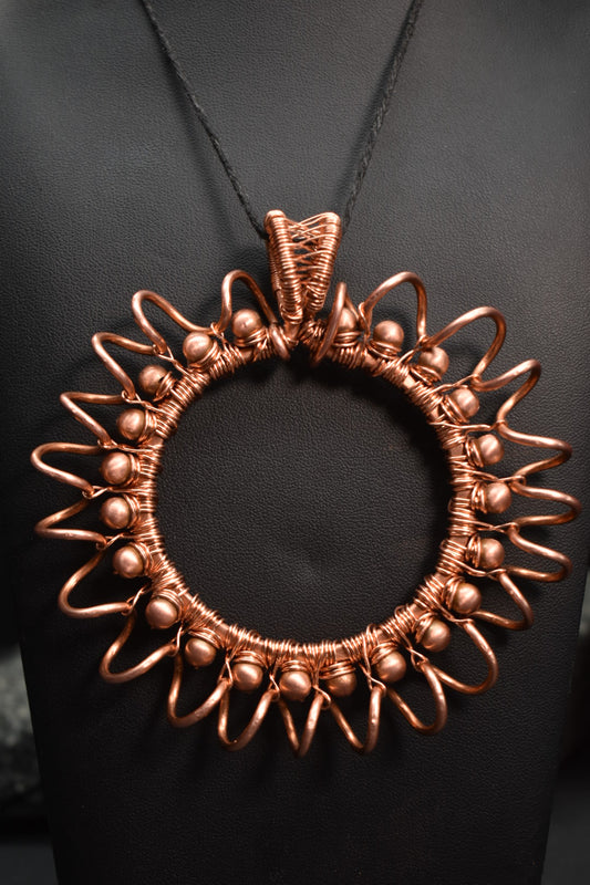 Mandala- Copper Necklace - KOSMIK COLLECTIONS