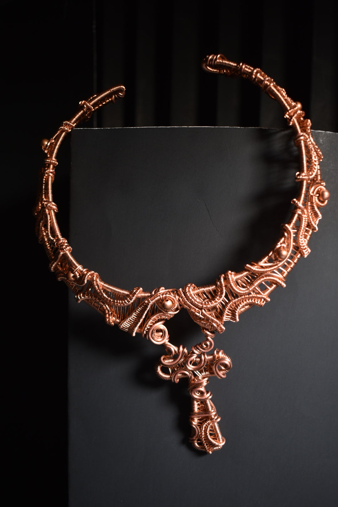 Eternal Stargate- Copper Torque Ritual Collar