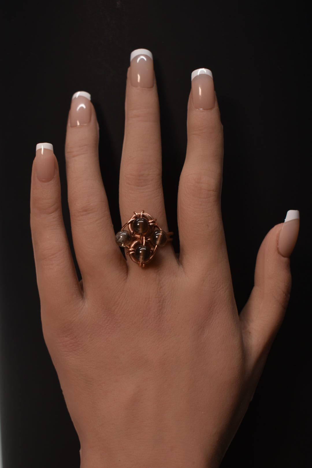 Helix- Adjustable Copper Ring - KOSMIK COLLECTIONS