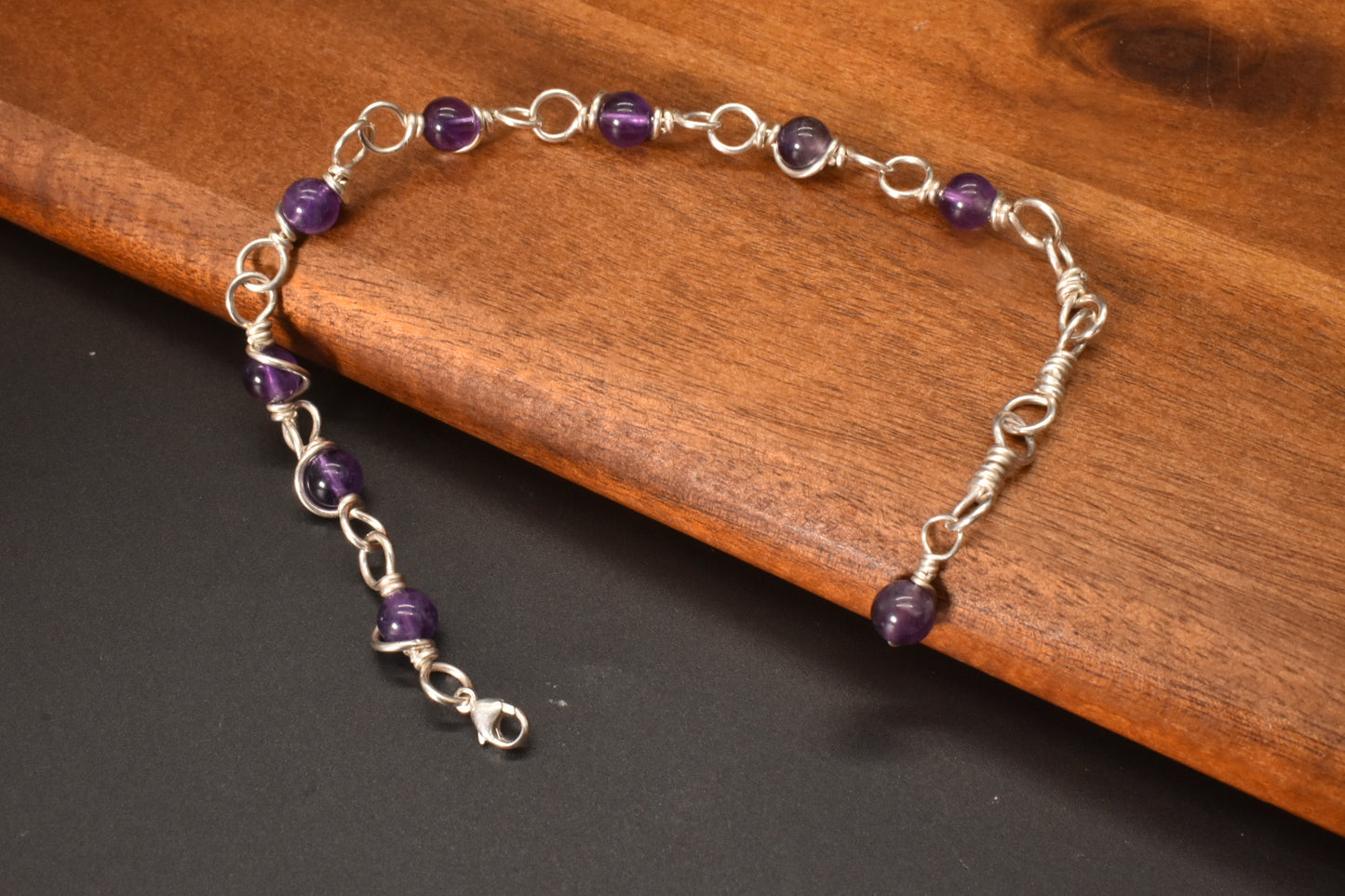 Amethyst — Tail Bracelet