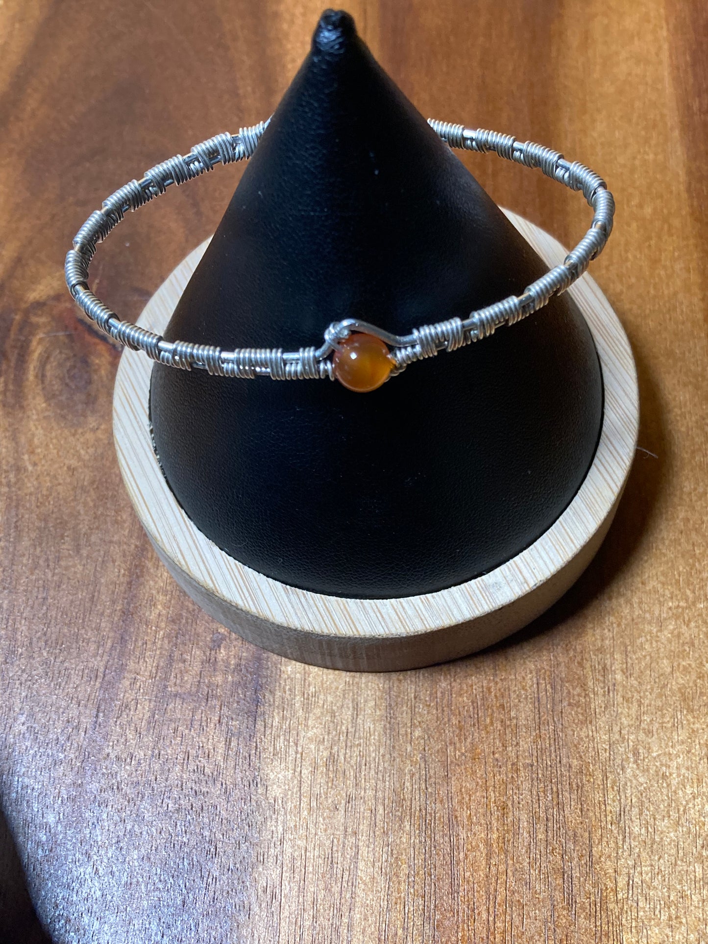 Star Gate Carnelian — Copper Bracelet