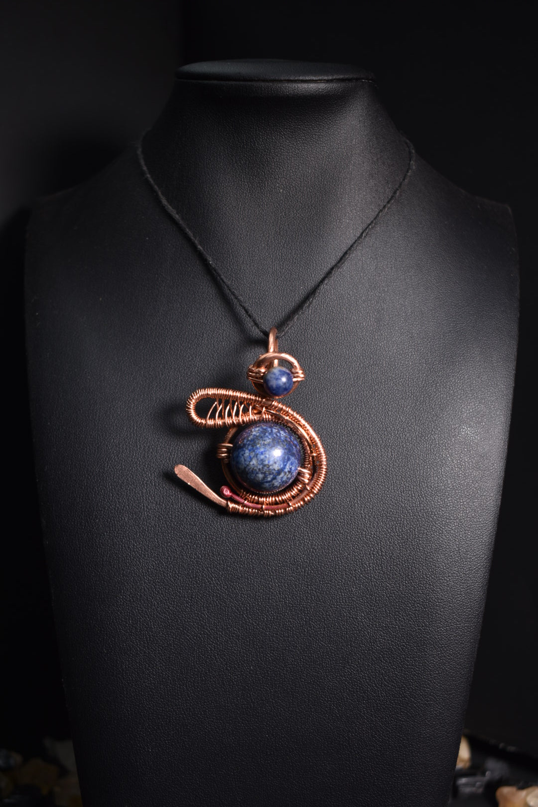 Retrograde Pendant- Copper Pendant Necklace - KOSMIK COLLECTIONS
