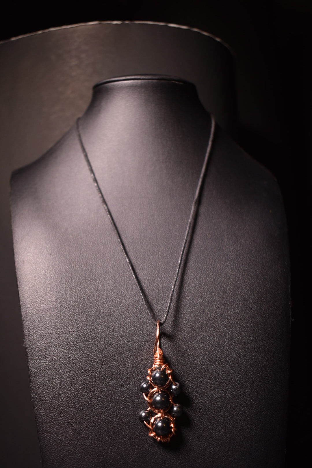 Hematite- Helix of the Verdant Neteru Pendant