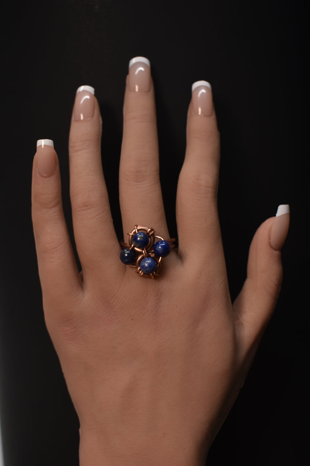 Helix- Adjustable Copper Ring - KOSMIK COLLECTIONS