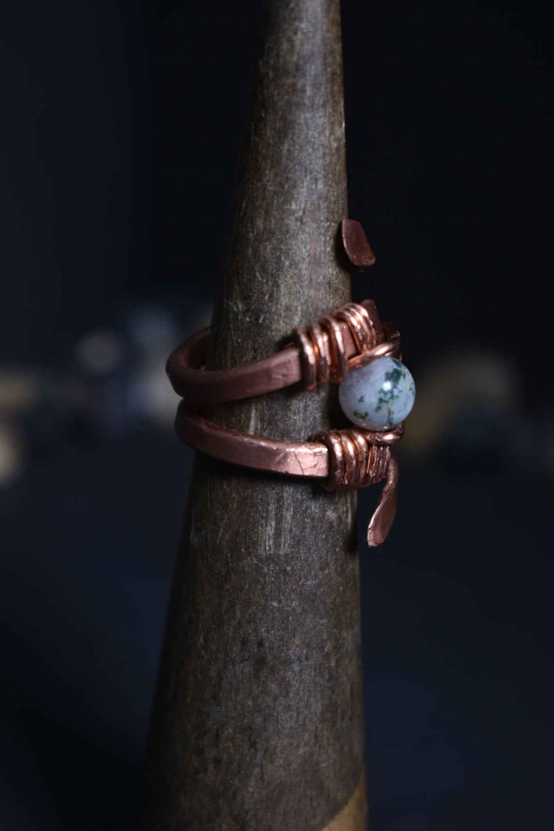 Solar Eye - Adjustable Copper Ring - KOSMIK COLLECTIONS
