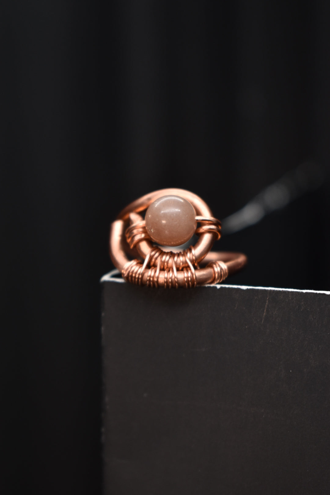 Sunstone- Kosmik Glyph Ring