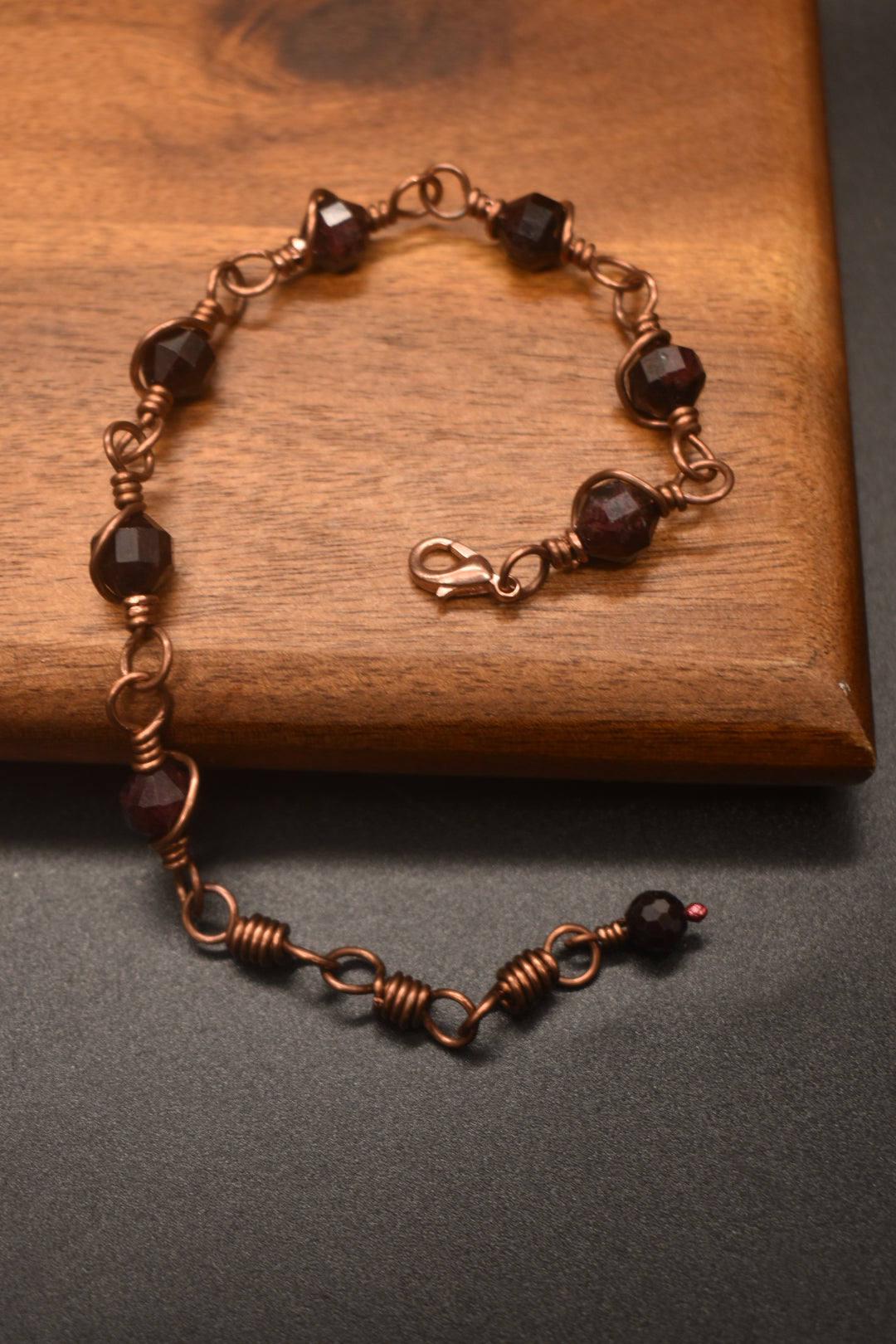 Garnet — Tail Bracelet