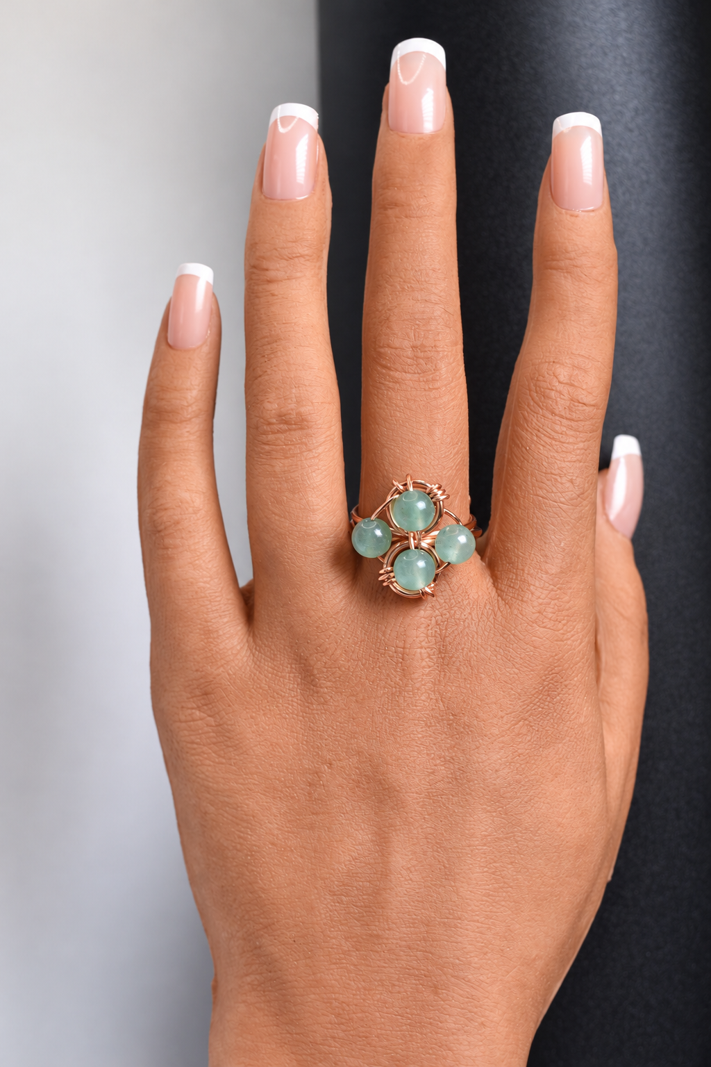 Helix- Adjustable Copper Ring - KOSMIK COLLECTIONS