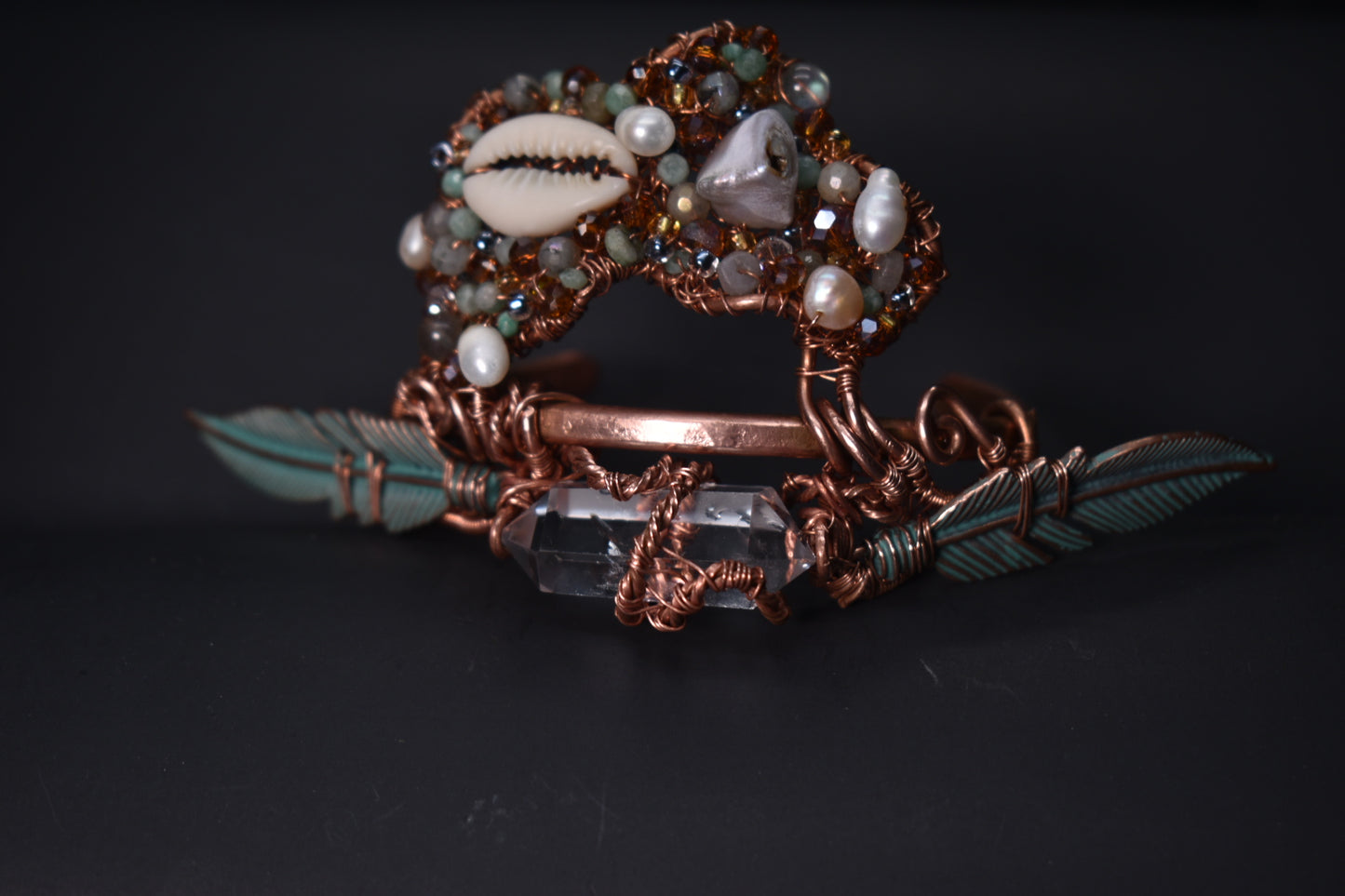 Crown of the Waters Copper Bracelet