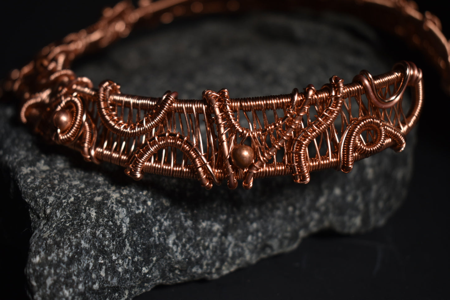 Eternal Stargate- Copper Torque Ritual Collar
