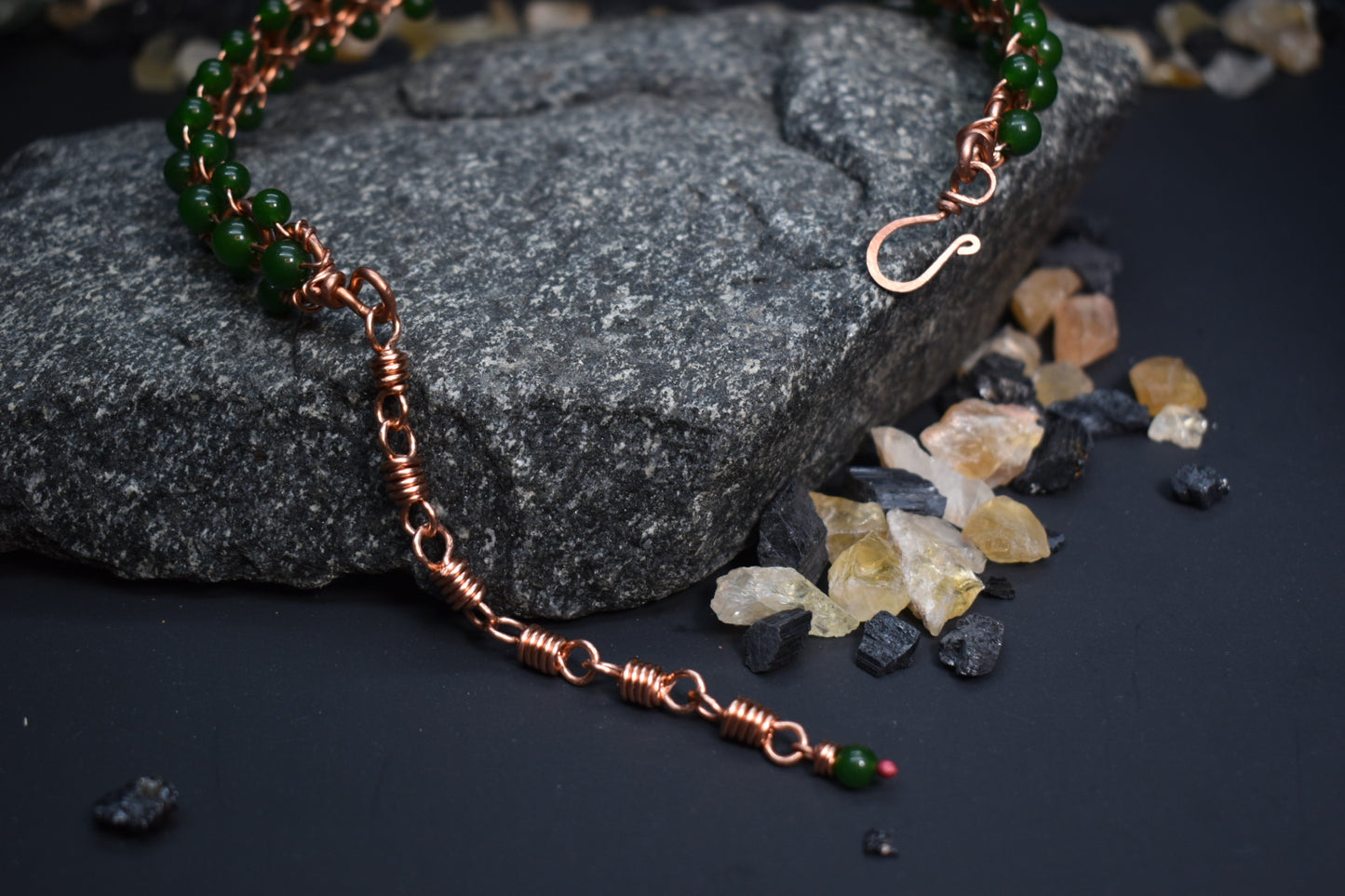 Helix: Copper Choker Necklace - KOSMIK COLLECTIONS