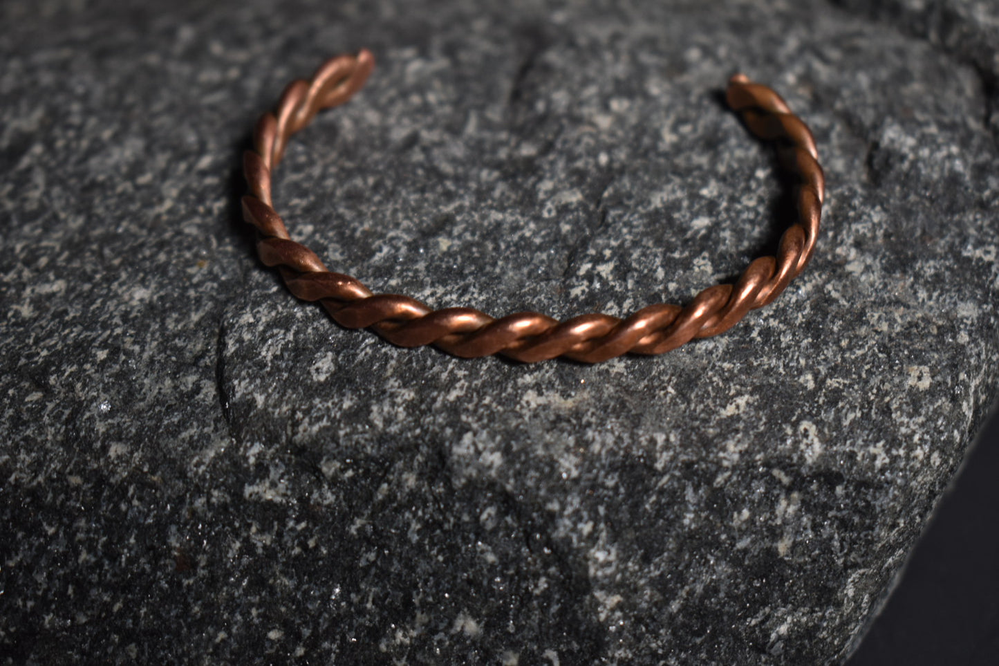 Silent current Orbit- Copper Half Cuff Bangles - KOSMIK COLLECTIONS