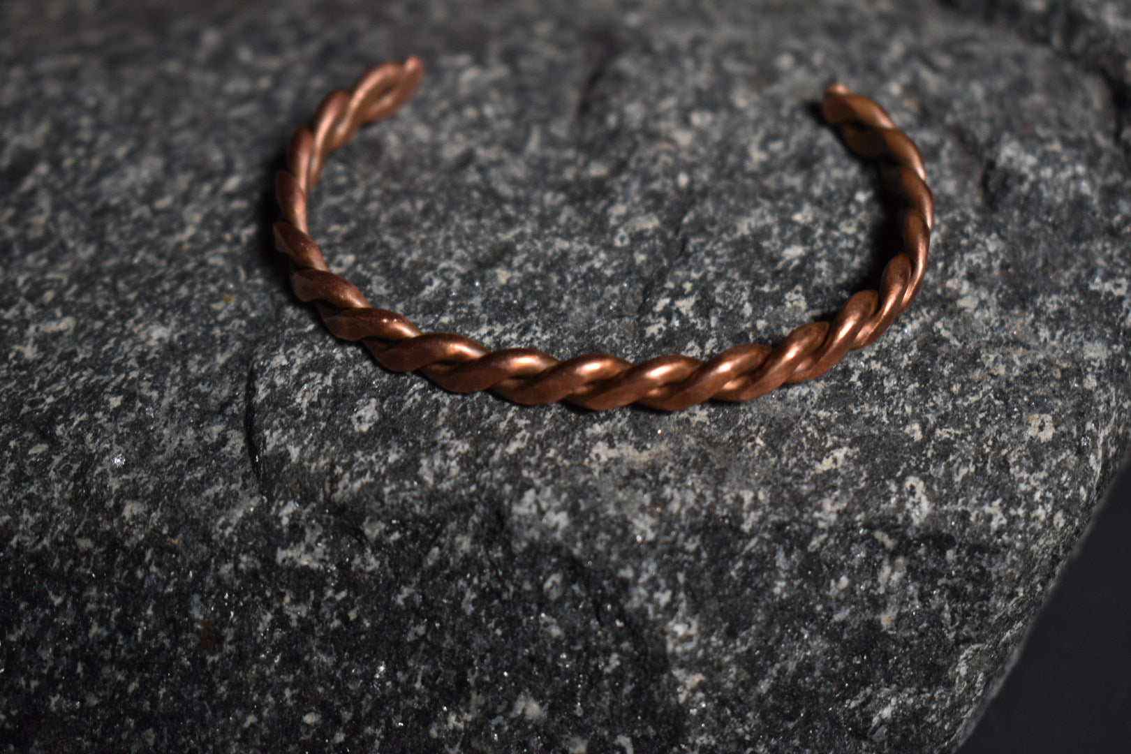 Silent current Orbit- Copper Half Cuff Bangles - KOSMIK COLLECTIONS