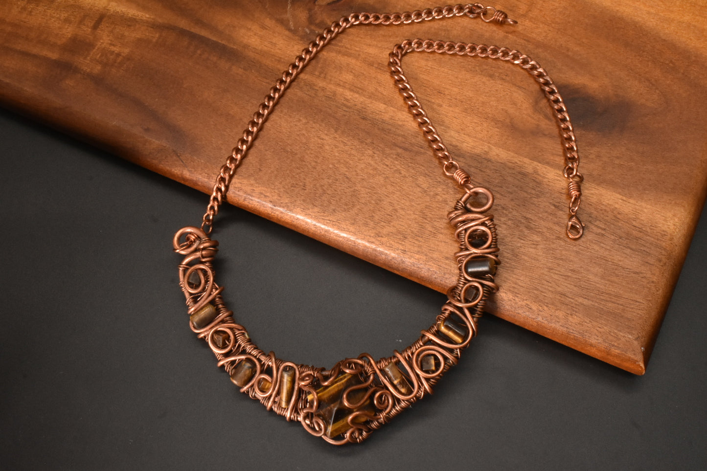 Chest Plate of The Tiger — Copper Necklace