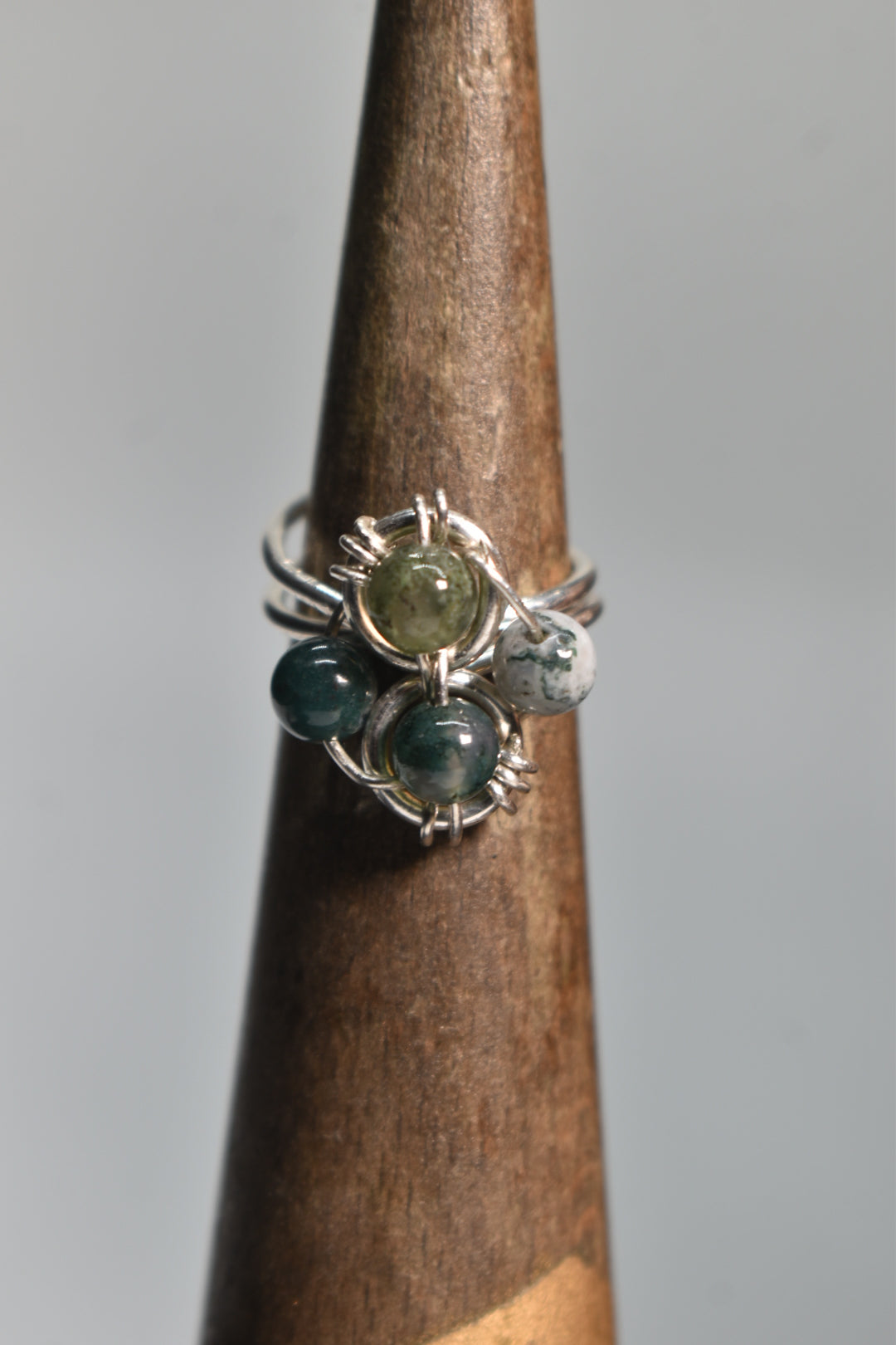 Helix- Adjustable Sterling Silver Ring - KOSMIK COLLECTIONS