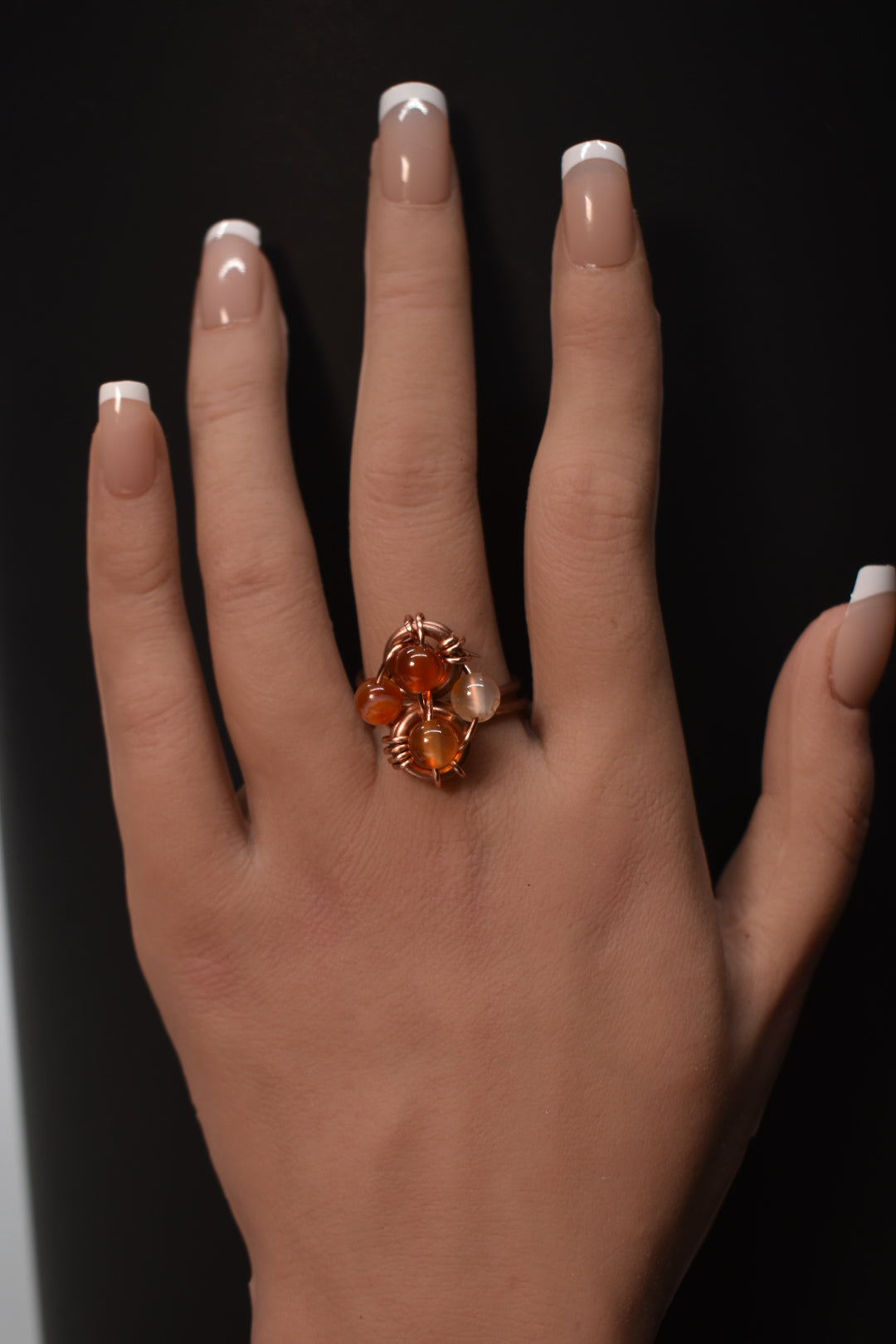 Helix- Adjustable Copper Ring - KOSMIK COLLECTIONS