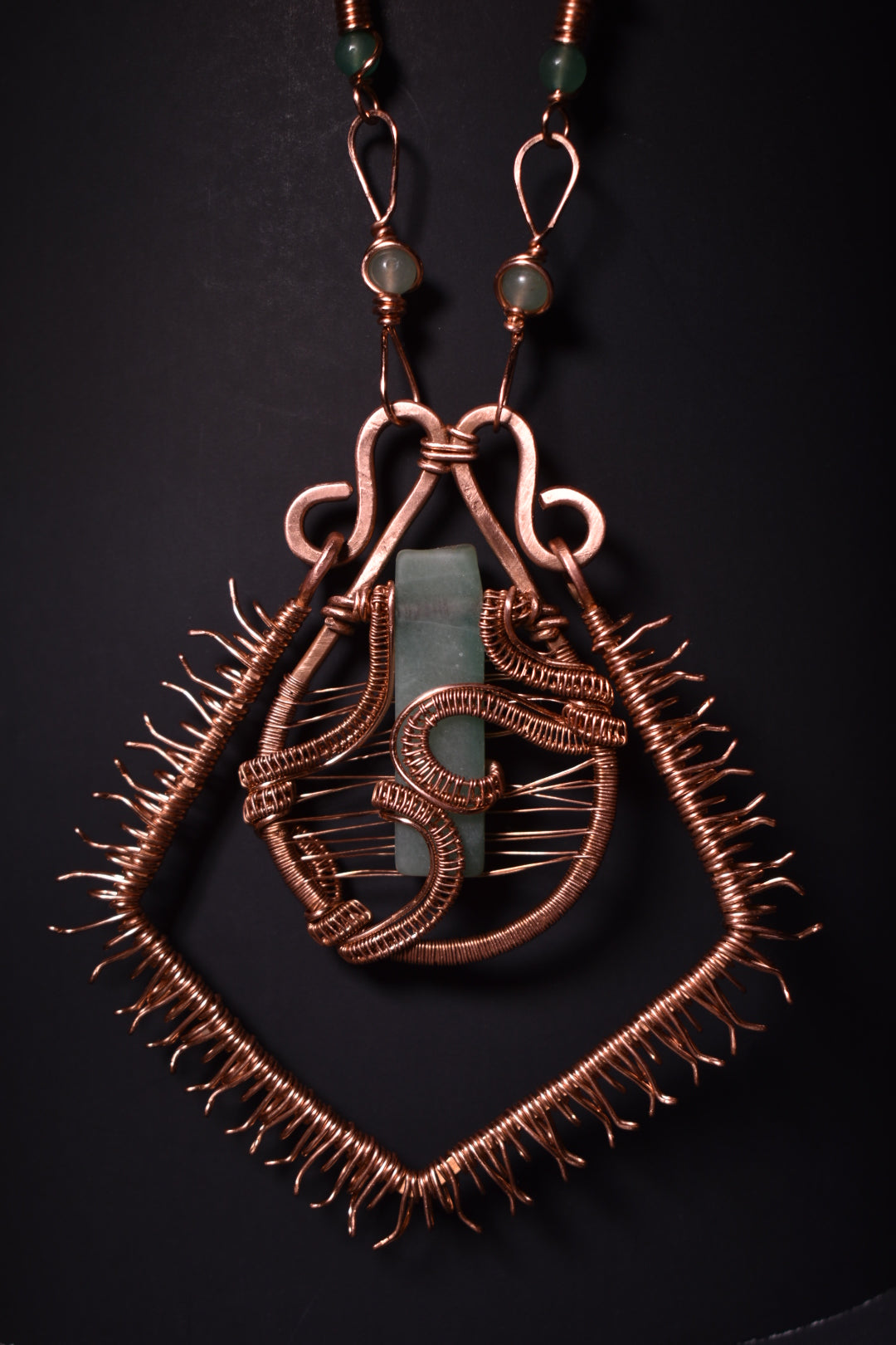 Nebu Ra Starglyph- Statement Artifact Necklace