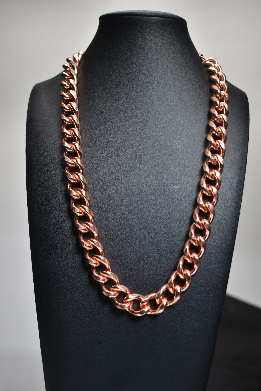 Gravity necklace—13mm Copper Cuban link chain