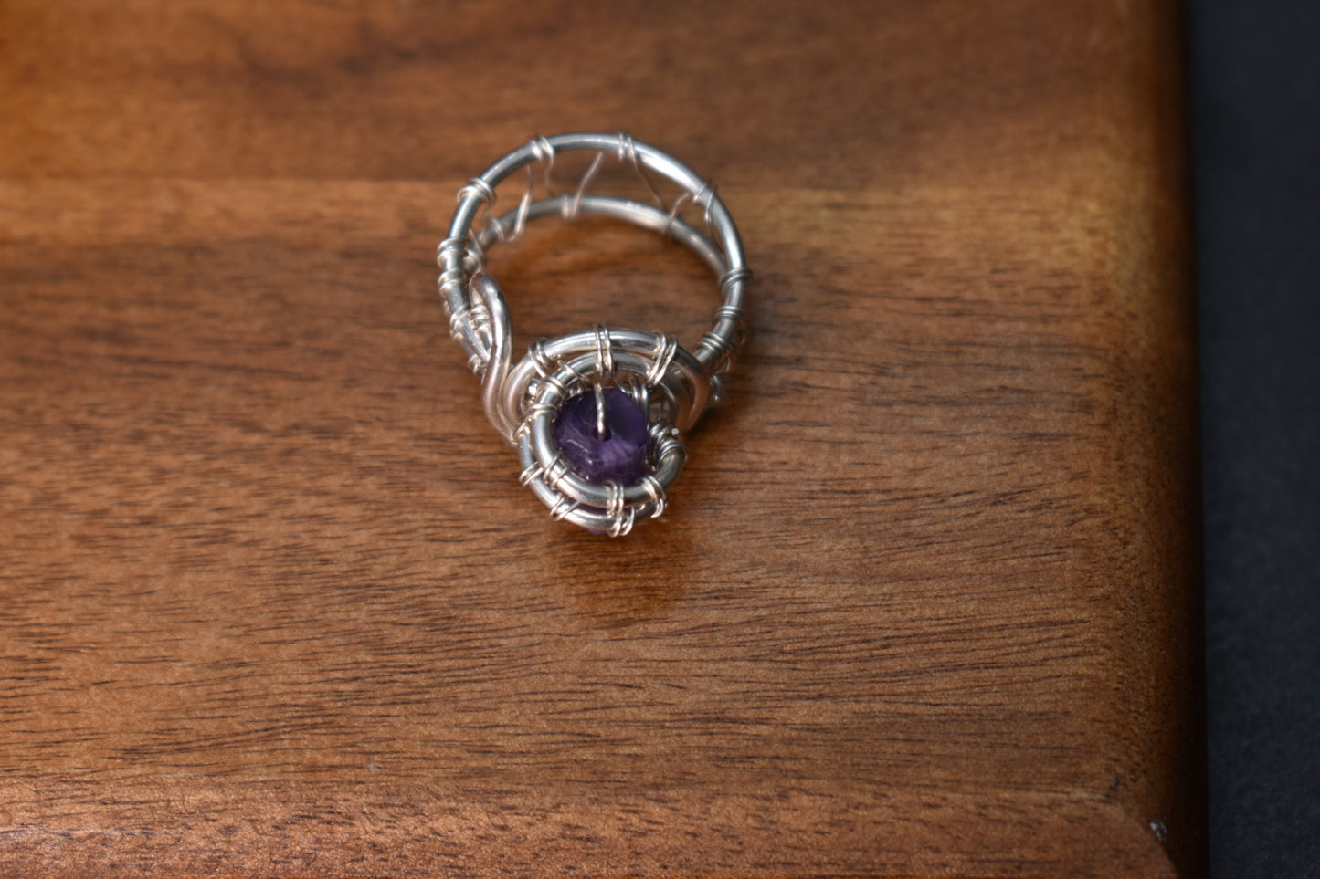 Amethyst — Interstellar Sterling Silver Ring - KOSMIK COLLECTIONS