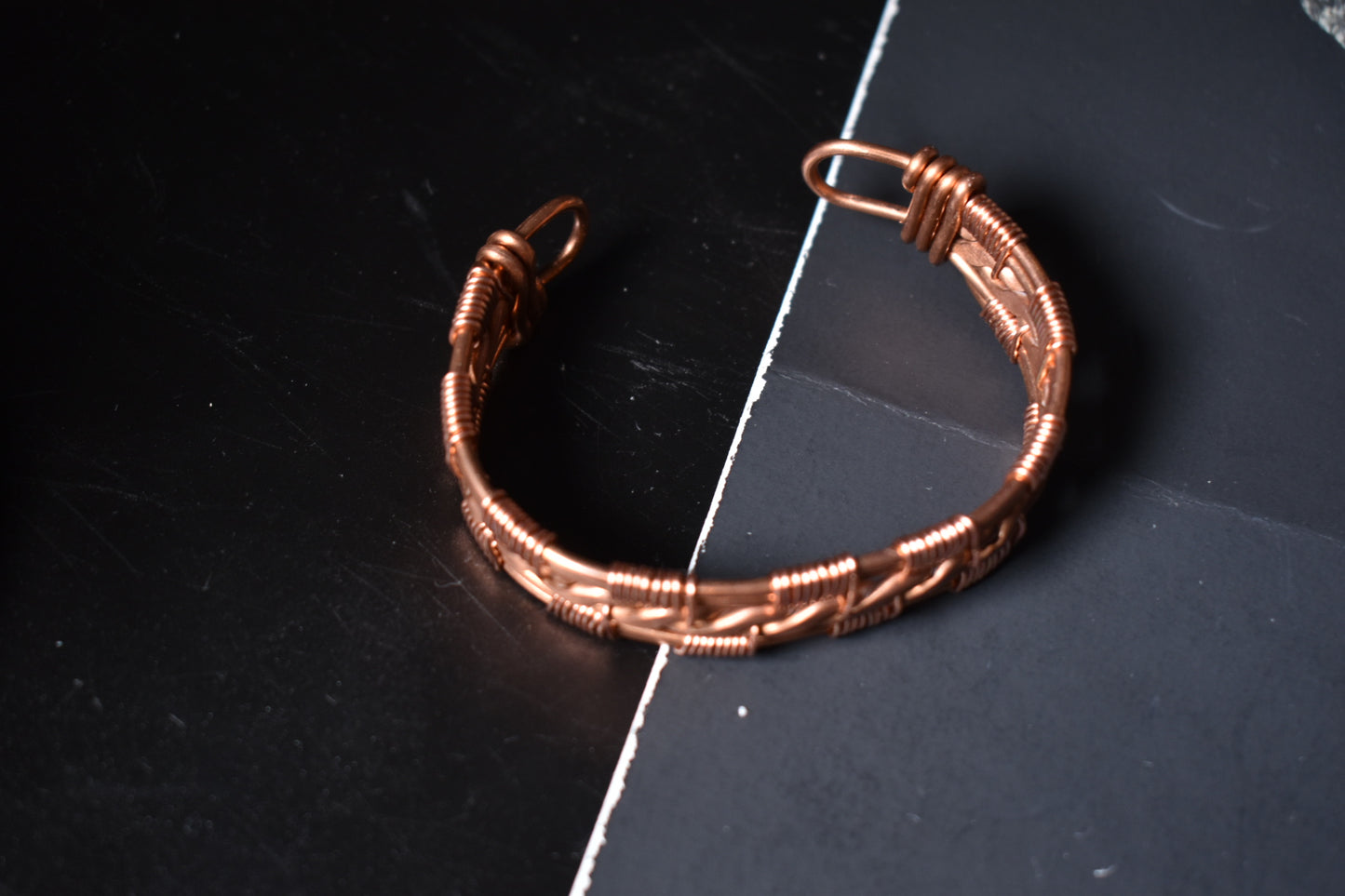 MoonSpine Crescent- Copper Cuff