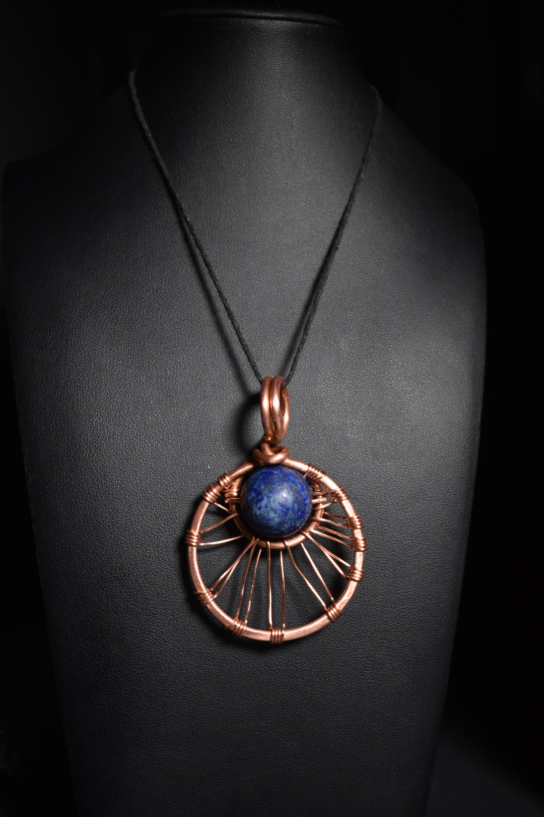 Lapis Lazuli — Solar Return Copper Pendant Necklace - KOSMIK COLLECTIONS