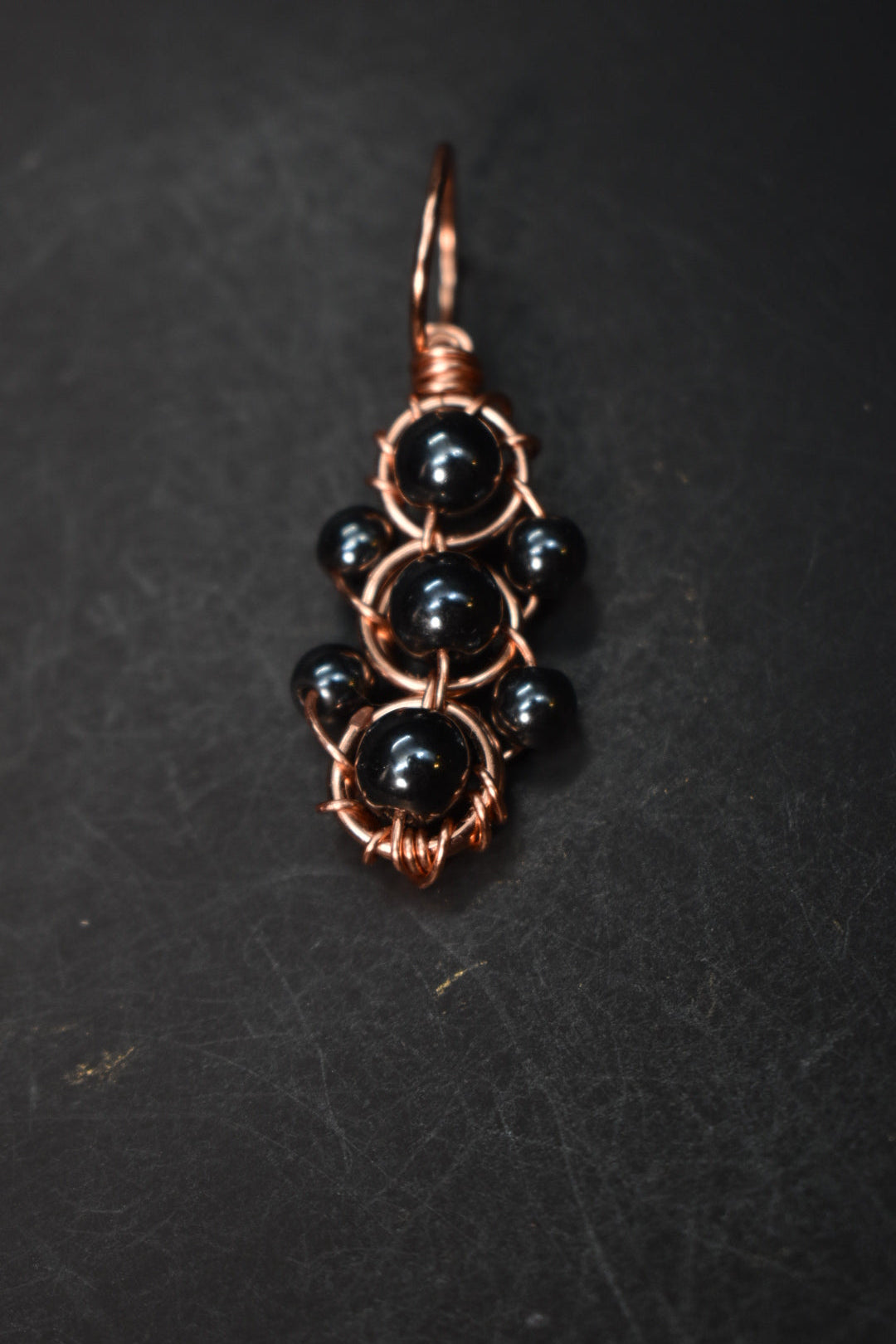 Hematite- Helix of the Verdant Neteru Pendant