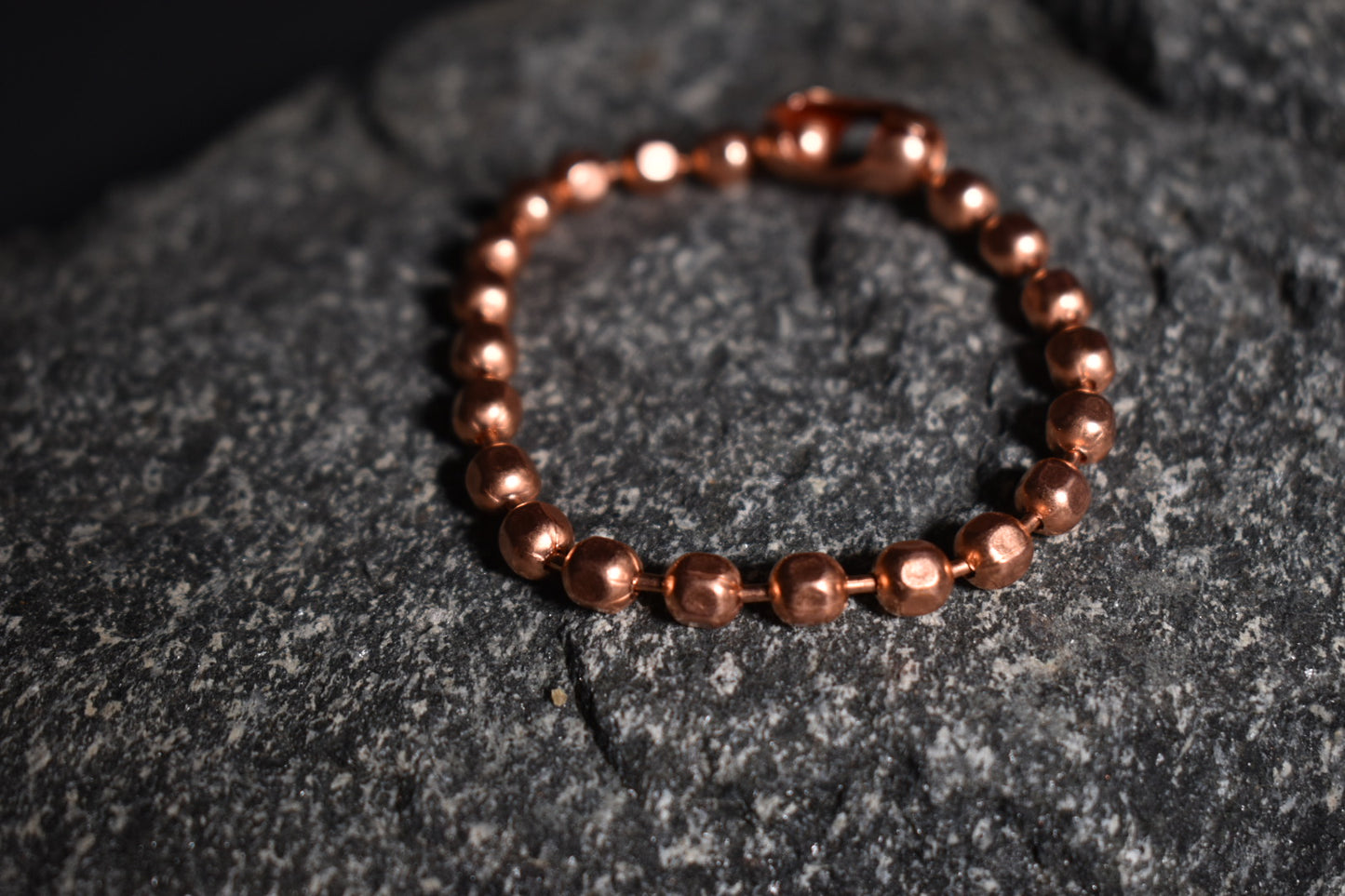 Copper Ball Chain Bracelet