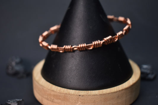 Stargate: Harmonics- Copper Cuff Bracelet