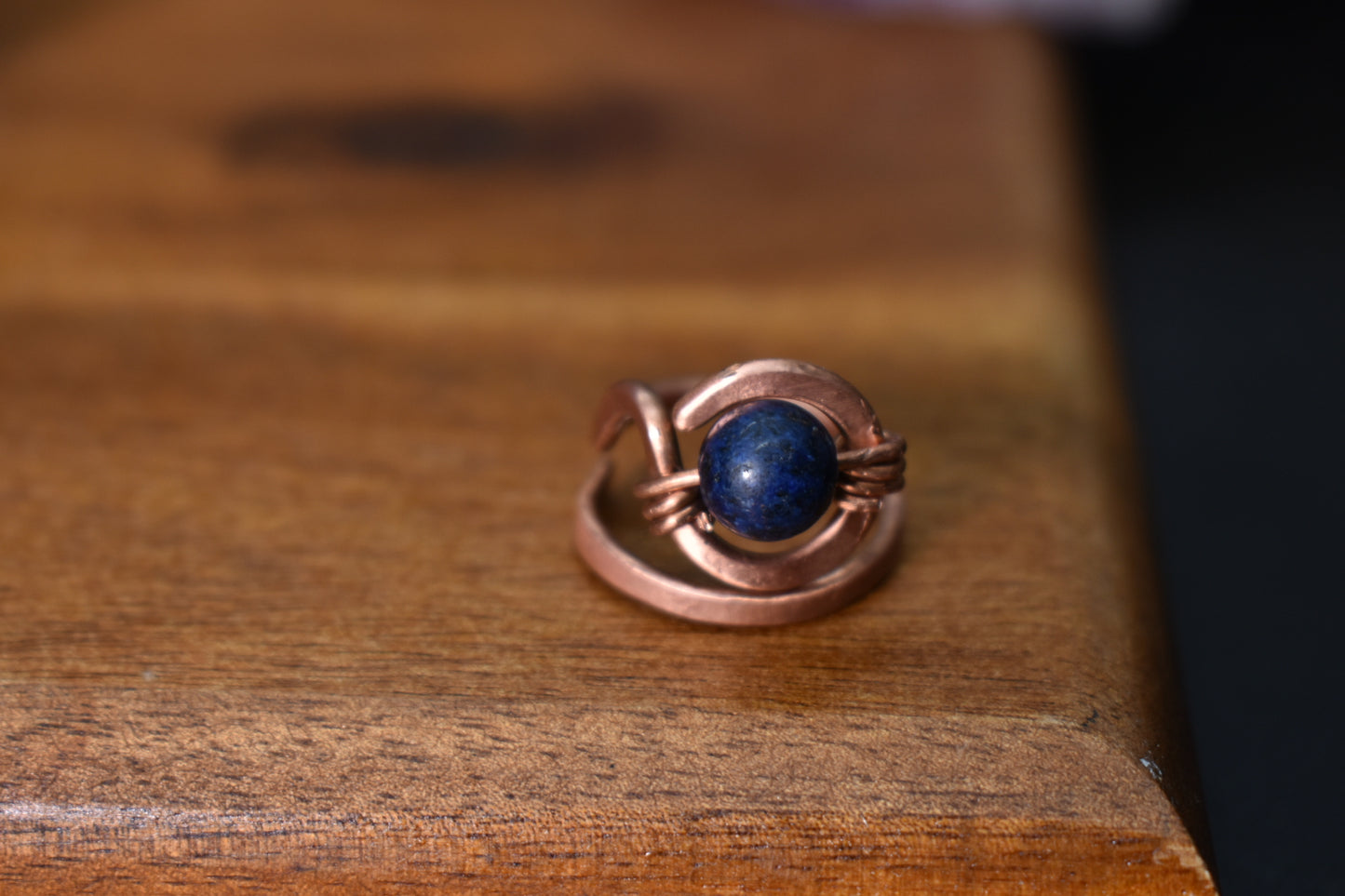 Lapis Lazuli — Ajna Glyph Ring