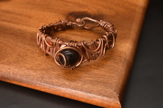 Smokey Quartz — Nova Copper Bracelet