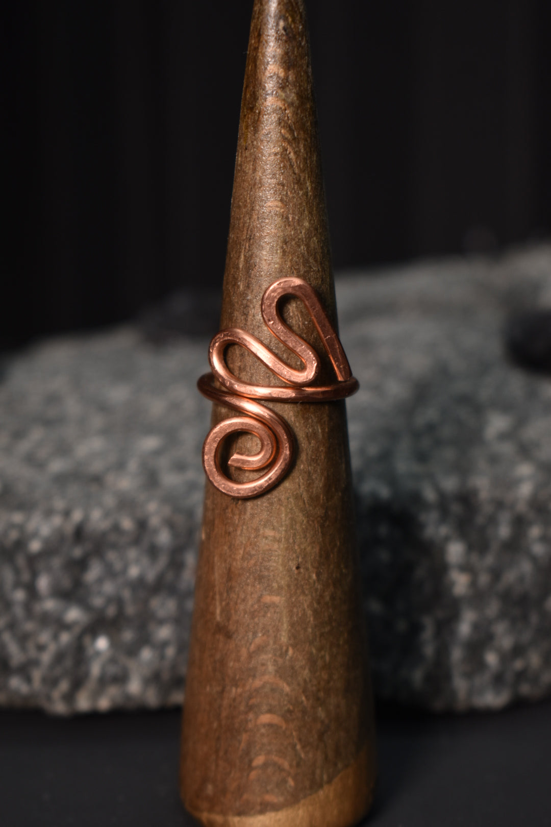 Copper- Kosmik Glyph Ring
