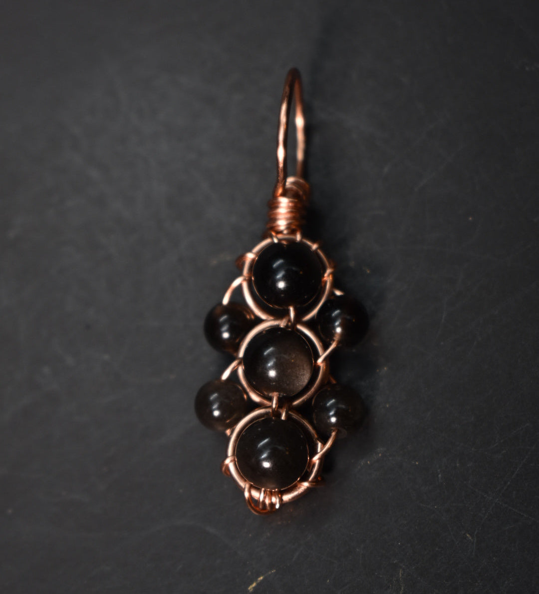 Obsidian- Helix of the Verdant Neteru Pendant