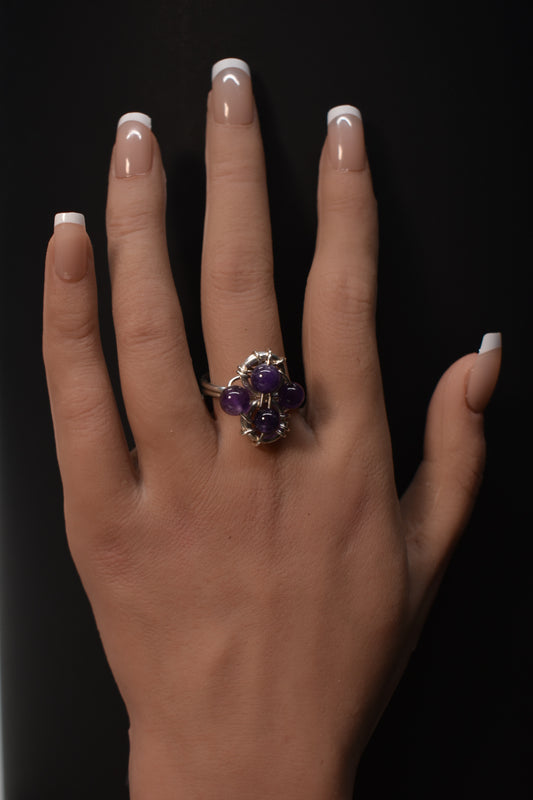 Helix- Adjustable Sterling Silver Ring