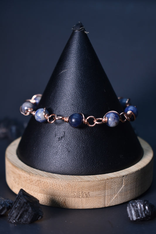 Sodalite- Kosmik Orbit Bracelet