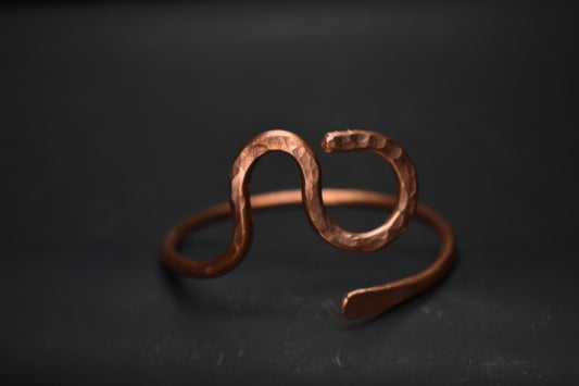 Ajna- Copper Bangle Bracelet