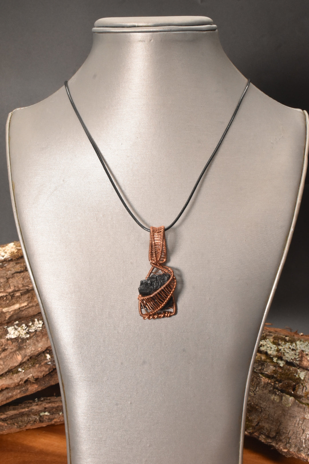 Auric Sheild — Toumaline Copper Pendant Necklace