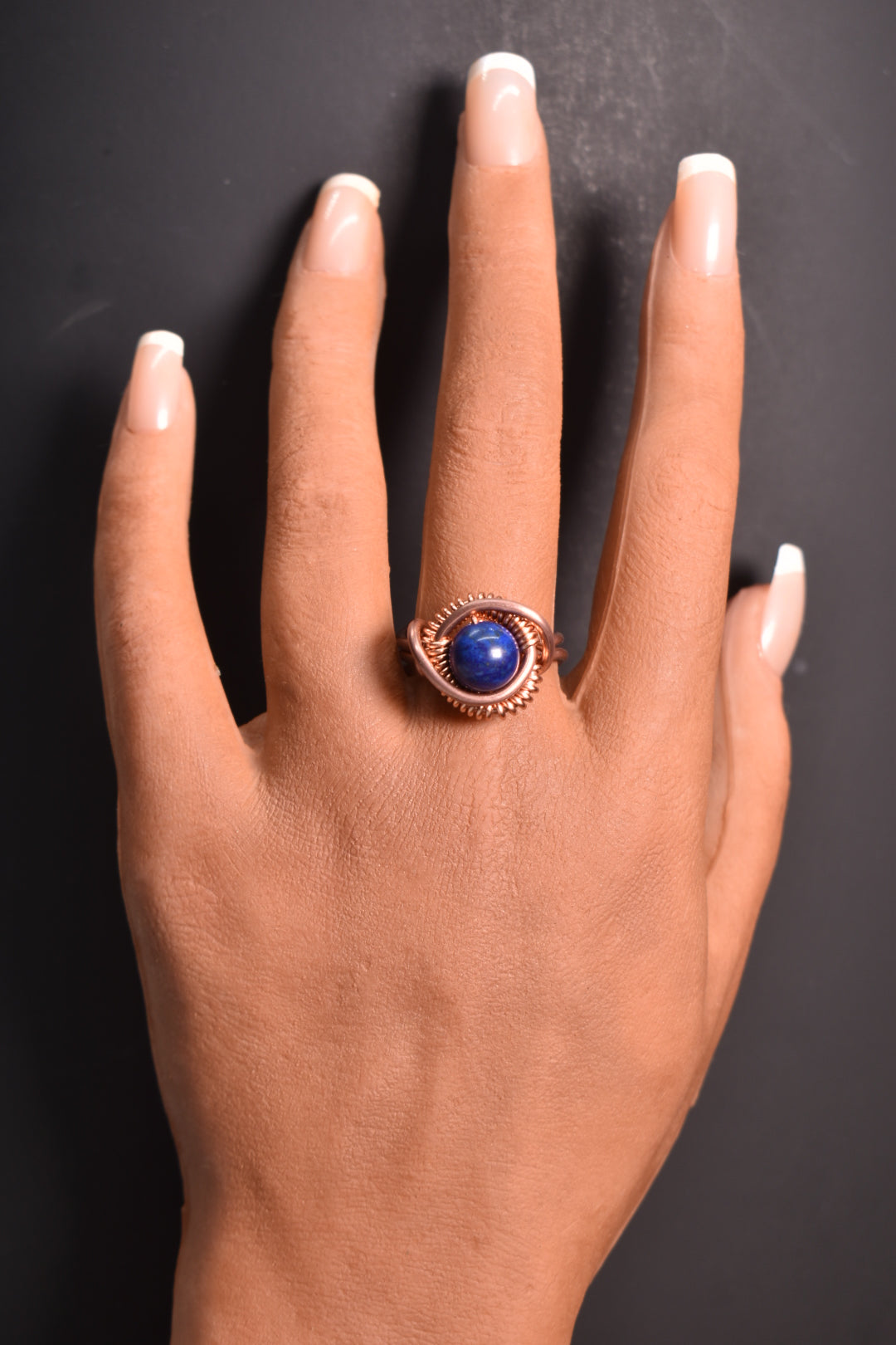 Orbit - Copper Adjustable Rings W/ Crystal Variants